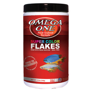 Omega One Super Color Flakes Tropical fish food